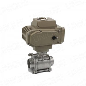 3PCS Ball Valve With Electric Actuator