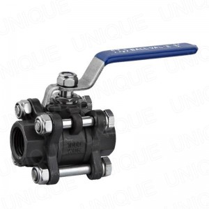 3PCS Carbon Steel Ball Valve